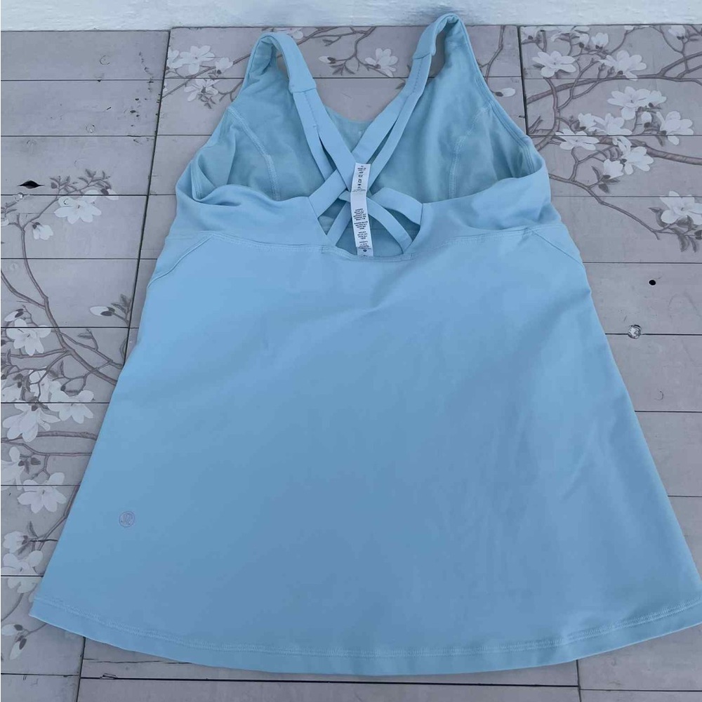 Lululemon Athletica Light Blue Strappy Top - Picture 2 of 6